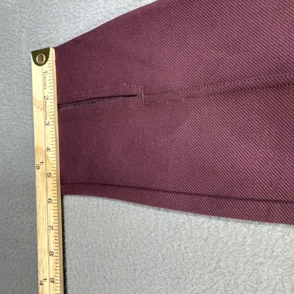 Maeve Anthropologie Womens Size 6 Plum Purple High Rise Seamed Split Hem Skinny - Picture 6 of 12